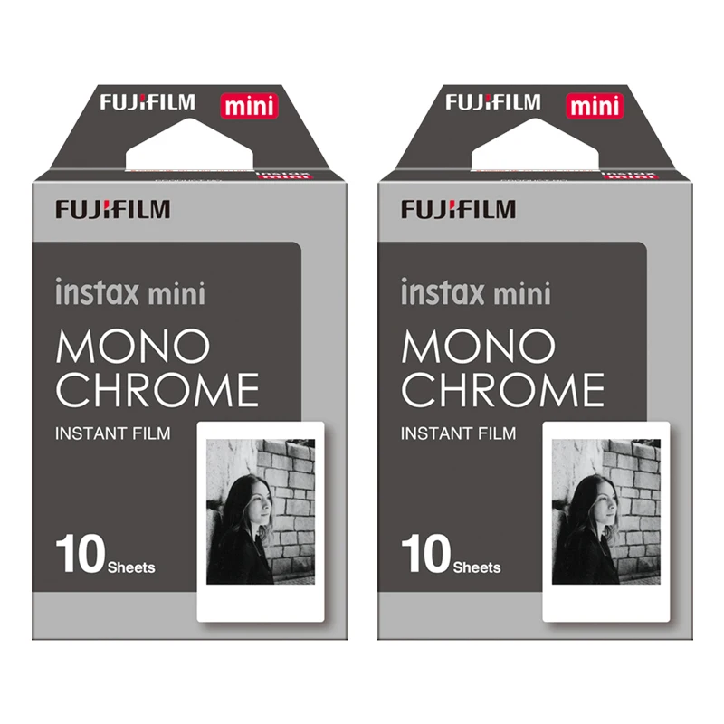 Fujifilm Instax Mini Instant 20 пленка монохромная для Fuji Mini 7 s 8 8+ 9 25 50 s 70 90 300 SP-1 2 принтера