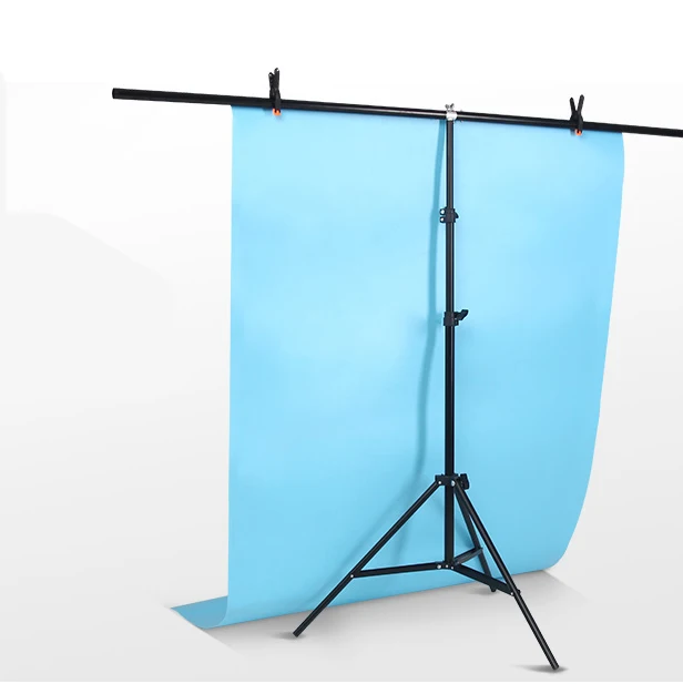 

Background Support Photography big PVC Background Holder Stand System Metal with 3 clamps 152cm X 200cm