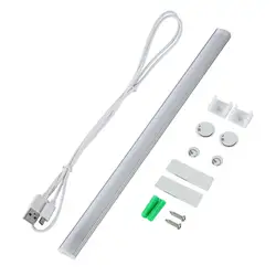 Под светодиодные лампы для шкафа бар ультра тонкий Dimmable Cool-Touch дизайн usb зарядка интерфейс отлично подходит для кухни счетчик освещения