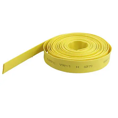 

Ratio 2:1 7mm Dia Yellow Polyolefin Heat Shrinkable Tube 4M 13.1Ft