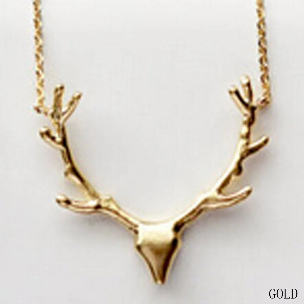 

Usable Creative Accessories Deer Antler Pretty Trend Necklace 2017 Original