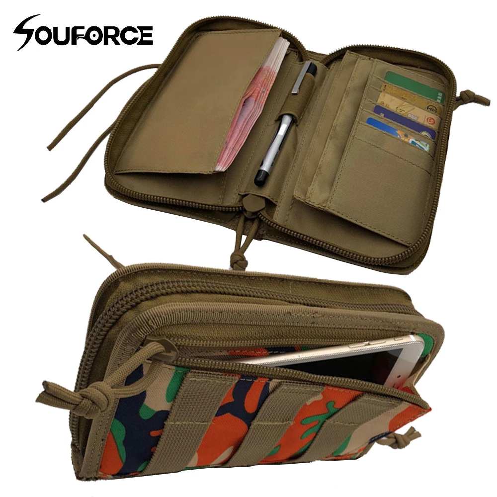 4 Color Tactical Wallet Pouch Holster Handbag Outdoor Military Sports