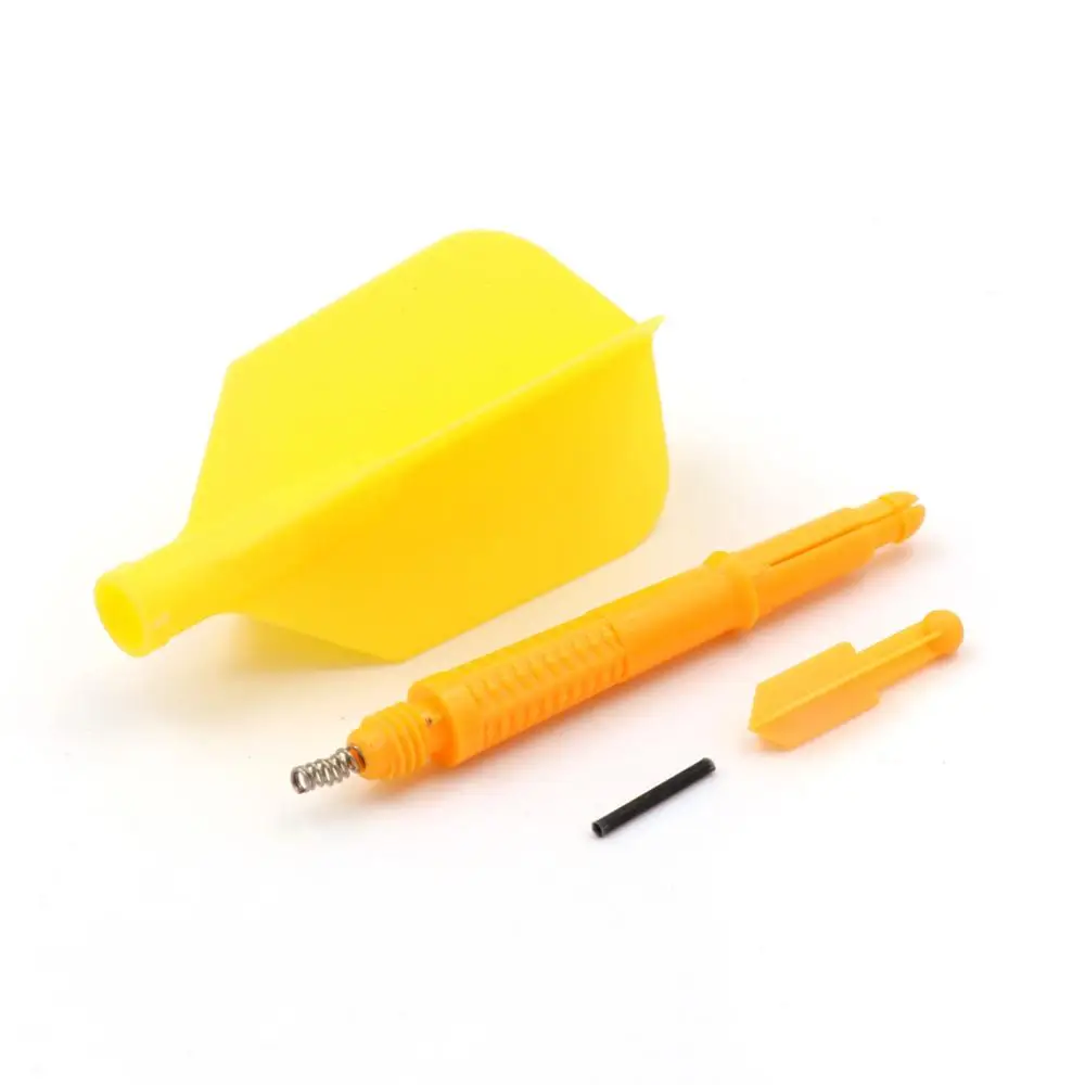 

CUESOUL 3 Pieces KOFF AK6 Dart Stem with AK4 Moulded Dart Flights,Yellow Dart Flight Slim Shape