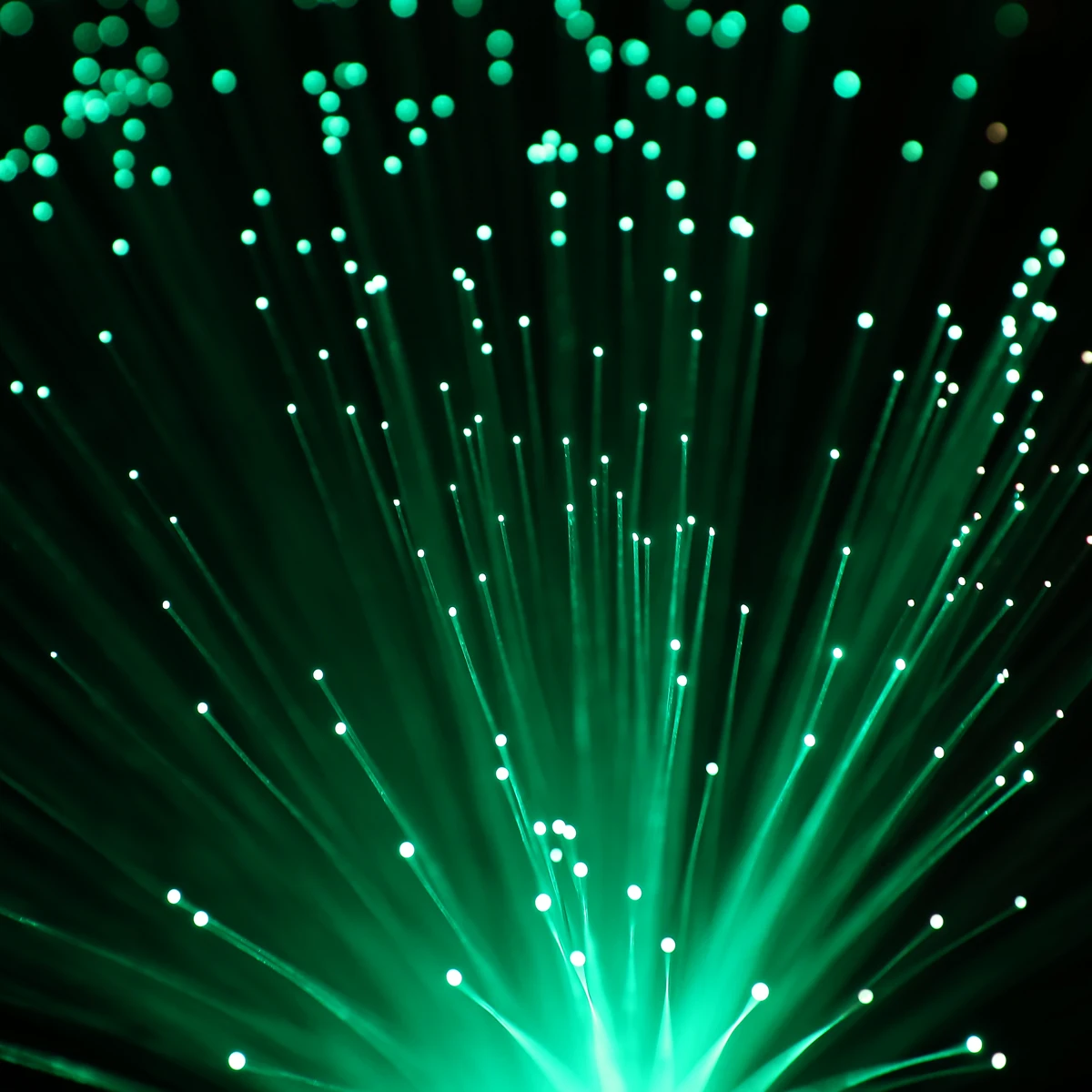 1pcs 12.6" LED Colorful Changing Fibre Optic Lamp Fountain Night Light Stand Home Room Dreamful Decoration