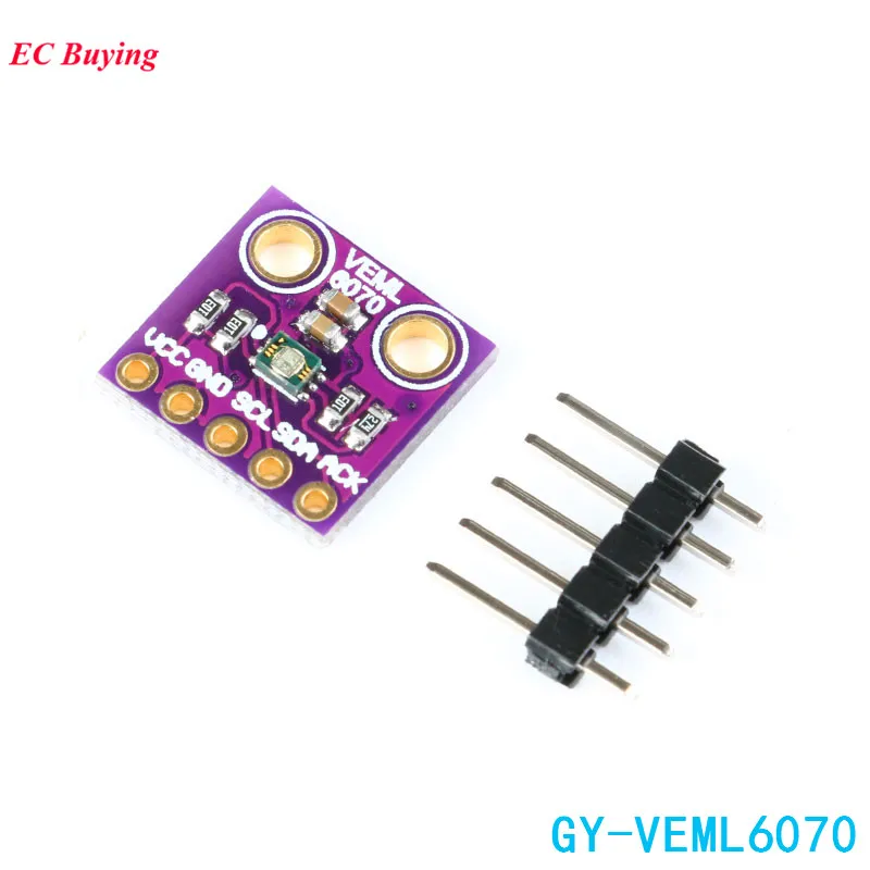 

VEML6070 GY-VEML6070 UV Sensor Module Sensitivity Detection Sensor Baord GY-6070 For Arduino Electronic PCB