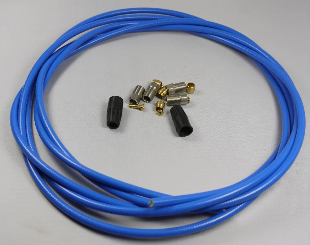 HYDRAULIC DISC BRAKE HOSE SUIT SHIMANO XTR XT LX DEORE BLUE 300CM