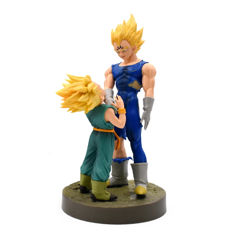

2Pcs/Lot Dragon Ball Z Dramatic Showcase 4th Season Super Saiyan Vegeta and Trunks Anime Action Figure Collectible Model Toys