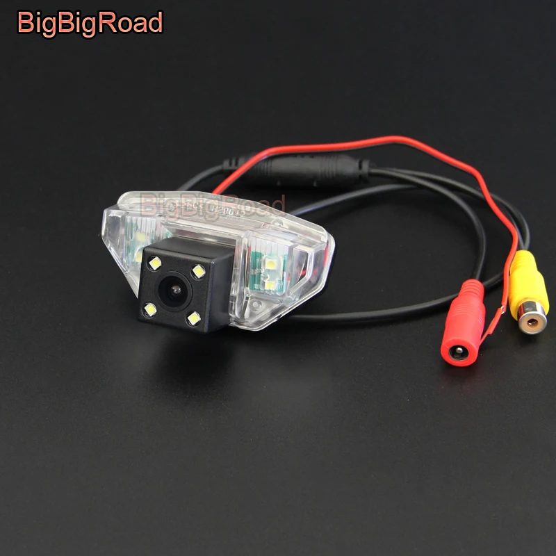 

BigBigRoad For Honda CRV CR-V FR-V FRV HR-V HRV Insight Jazz Logo Stream Car Rear View Backup Parking CCD Camera Waterproof