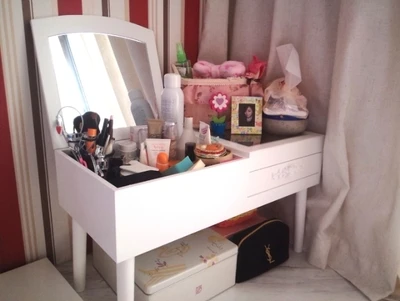 Луи мода мини макияж туалетный столик маленький шкаф комод на окно