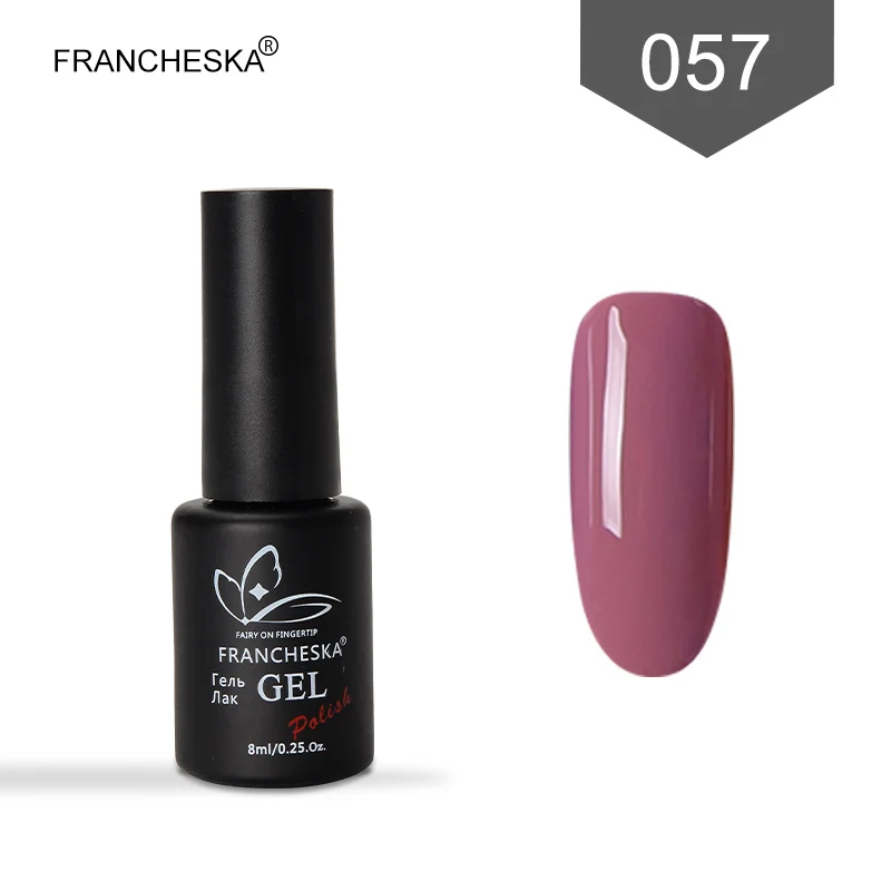 Francheska Гель-лак для ногтей УФ-гель nagels spulletjes gellak Гель-лак nagellak unhas de лак набор цветов nagels nai lart oje - Цвет: gel polish 57