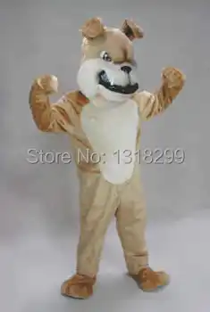 Preise Maskottchen Tan Bulldog Maskottchen Stier Hund Kostüm Kleid Benutzerdefinierte Fantasiekostüm Cosplay Thema Mascotte Karnevalskostüm-kits