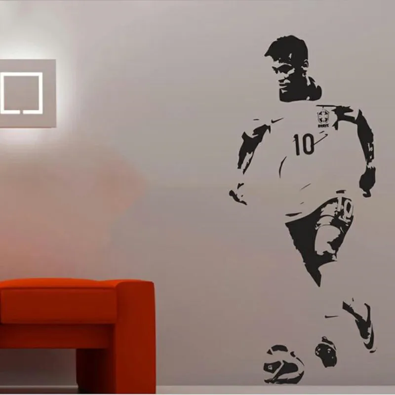 Домашний Декор Гостиная Zidane Rooney Beckham Ronaldo большие наклейки на стену украшение