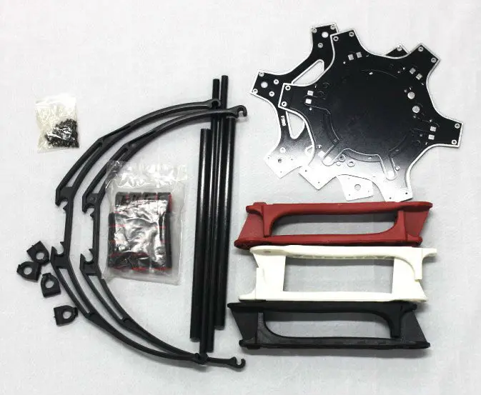 

F550 Hexa-Rotor Air Frame FlameWheel Kit + Tall Landing Skid PTZ +65mm Resistance Skid-Proof Sponge Foam Tube F05114-R