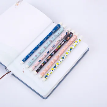 

6pcs Fresh Graffiti Gel Pen cute pens Stationery Caneta Escolar Papelaria Gift Office Material School Supplies