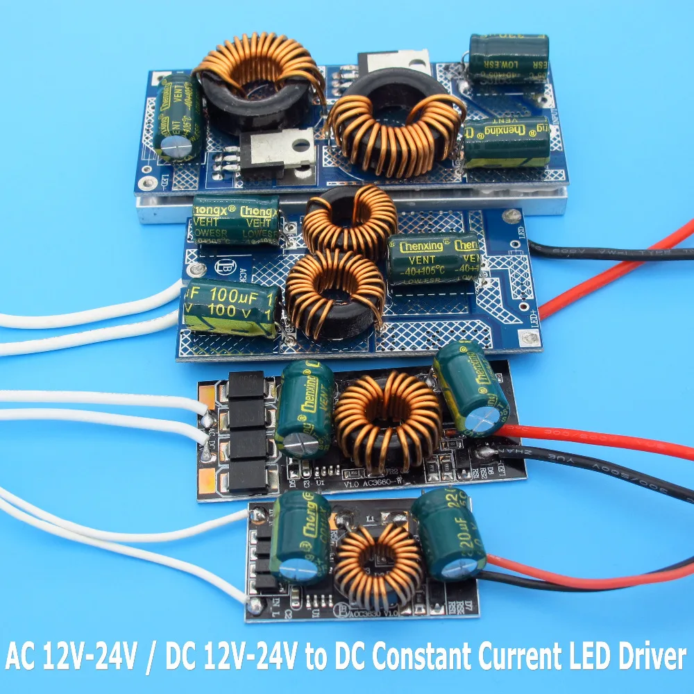 Высокое качество AC / DC 12V 24V с драйвером постоянного тока для светодиода 8W 10W 12W 15W 18W