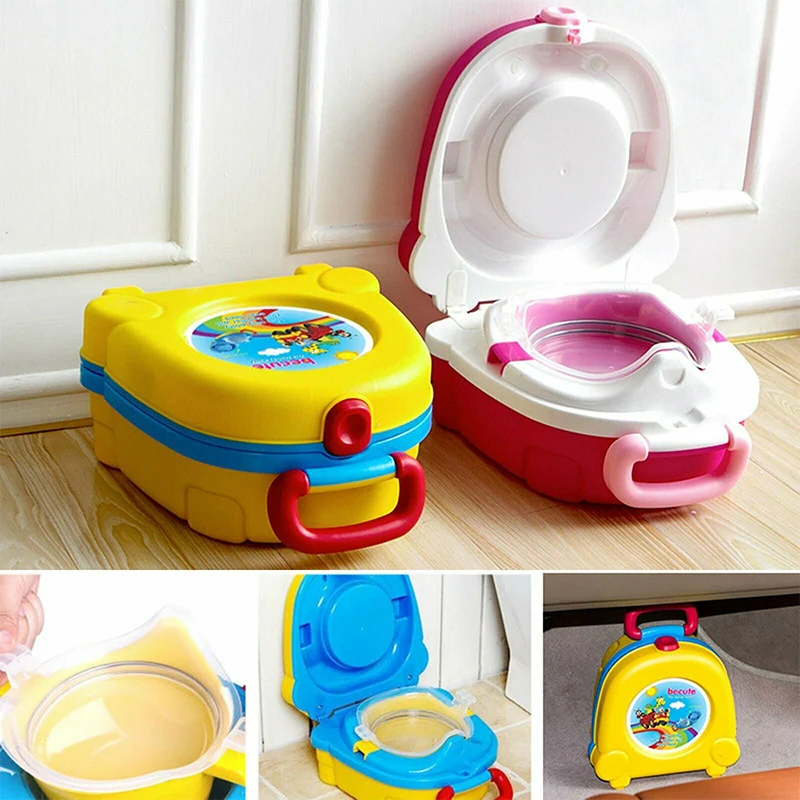 

Baby Toilet Cute Portable Travel Baby Potty Car Squatty Potty Child Pot Training Girls Boy Potty Kids Toilet Seat Children's Pot