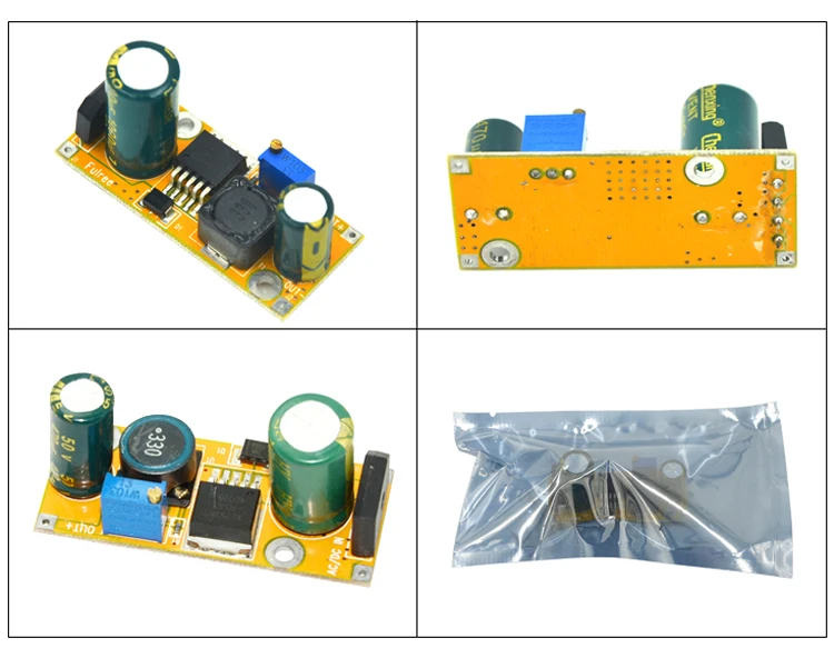 Fulree 24VAC для 12VDC, 12V переменного тока в постоянный 5V DC понижающий преобразователь понижающий модуль LM2596 Регулируемый 3A Max