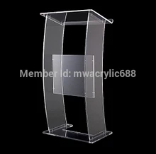 Free Shipping Modern Design Cheap Transparent Clear Acrylic Lectern