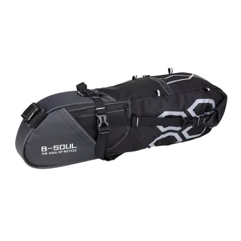 

B-SOUL Large Size Bicycle Seatpost Bag Bike Saddle Seat Storage Pannier Cycling MTB Road Rear Pack Storage Bag With Zipper