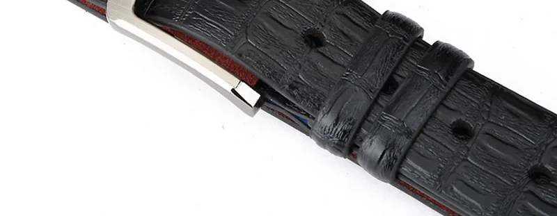 FAJARINA мужской качественный модный дизайнерский ремень с пряжкой, черный мужской ремень с узором «крокодиловая кожа», мужские ремни из натуральной кожи для мужчин N17FJ427