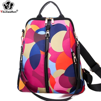 

Fashion Backpack Female Shoulder Waterproof Oxford Backpack Women Large Capacity School Bags for Teenage Girls Mochila Feminina