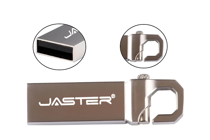 JASTER металлическая USB флеш-накопитель 4 ГБ 8 ГБ 16 ГБ 32 ГБ ручка из нержавеющей стали привод водонепроницаемая карта памяти USB 2,0 usb диск флешка