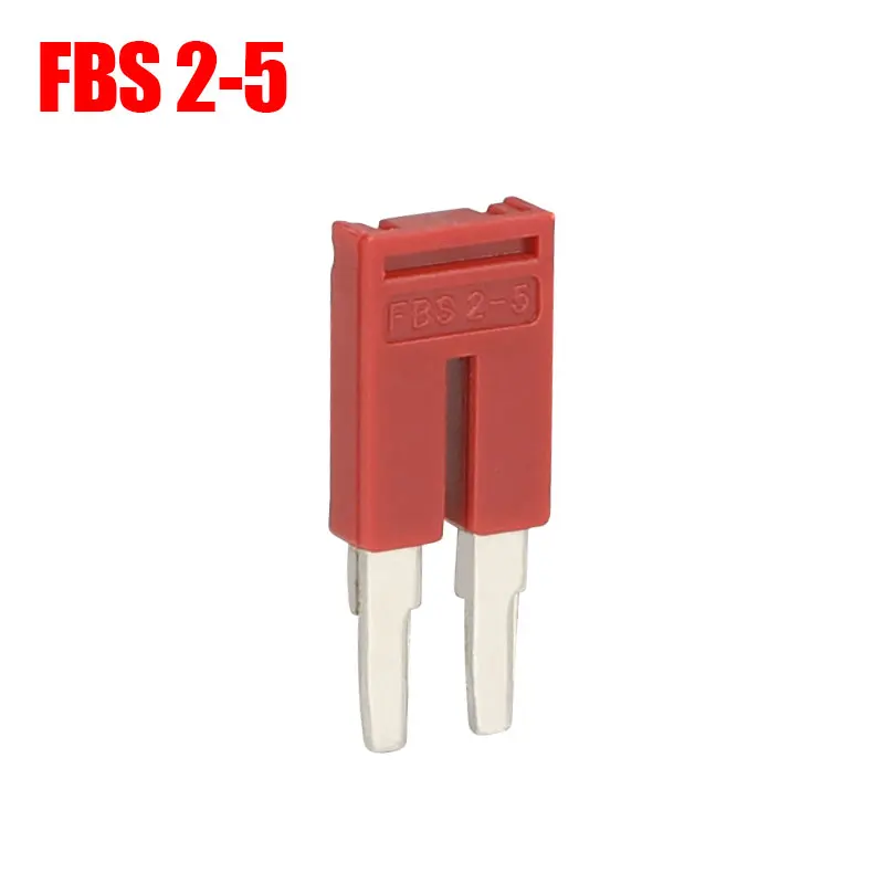 FBS 2-5 Перемычка FBS 2-5 штекер в мост для ST2.5 STTB 2,5 ST 2,5-3 LDIN Rail клеммные блоки L11/H22.8/W3.1 мм клеммные блоки - Цвет: FBS 2-5
