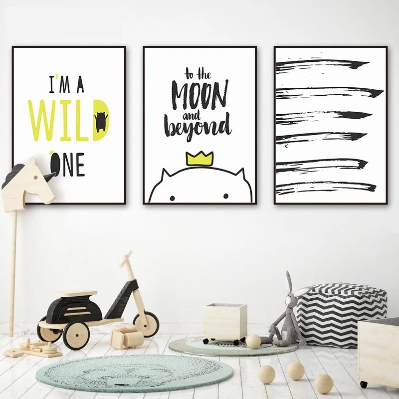 Life Quotes Cute Cat Wall Art Canvas Painting Nordic Posters And Prints