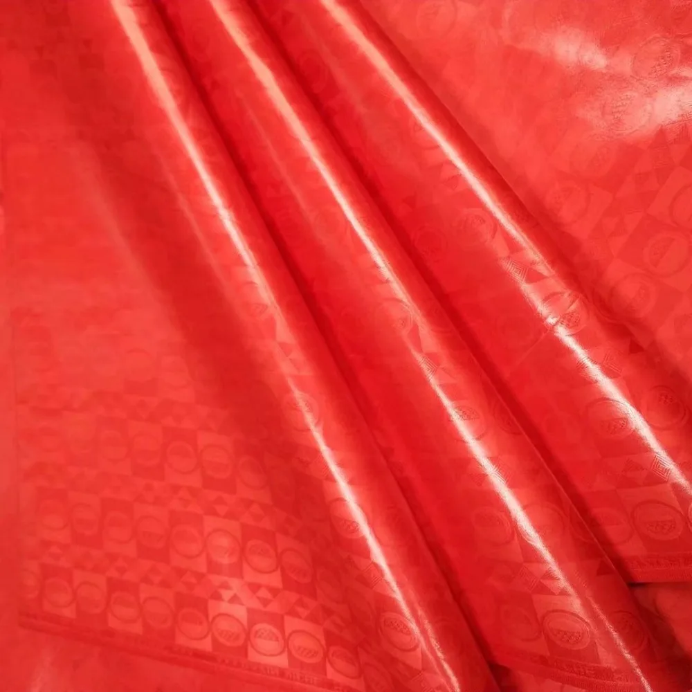 10 ярдов/партия красная жаккардовая Одежда Ткань Дамаск мягкая морская парча fabirc высокого качества bazin brode getzner последняя