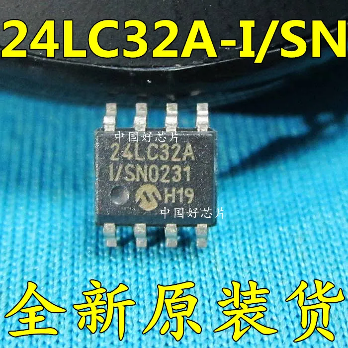 

Free shipping 10pcs/lot PIC24LC32A-I / SN 24LC32AI 24LC32 SOP8 memory chip new original