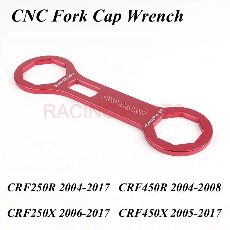 

CNC Fork Cap Wrench For crf CRF250R 2004-2017 CRF450R 2004-2008 CRF250X 2006-2017 CRF450X 2005-2017 Motorcycle parts