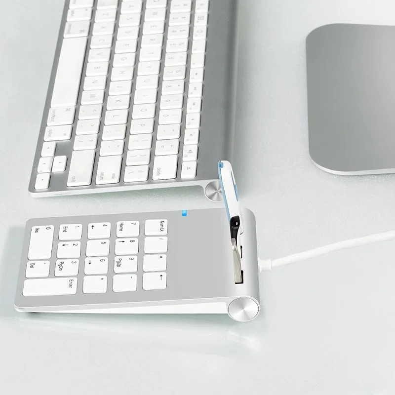 Rocketek USB цифровая клавиатура 18 клавиш с тремя 2 0 концентраторами для мини цифровой