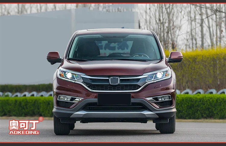 AKD Тюнинг автомобилей фары для Honda CRV CR-V светодиодные фары DRL ходовые огни Биксеноновые лучи Противотуманные фары с ангельскими глазками Авто уровни