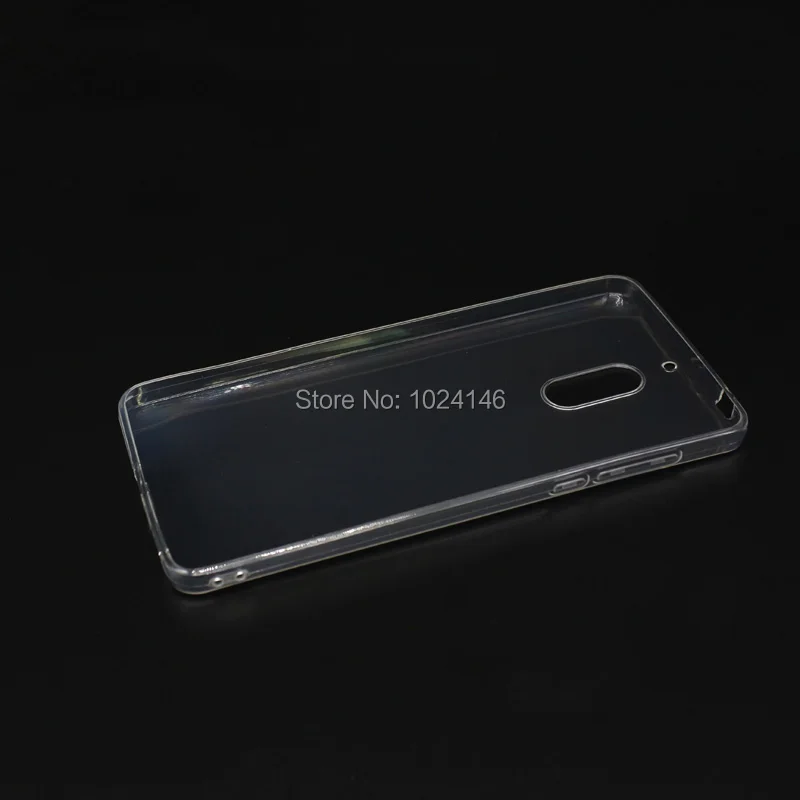 Тонкий прозрачный мягкий ТПУ чехол для телефона Nokia 6 2017 на базе Android 5 дюйма