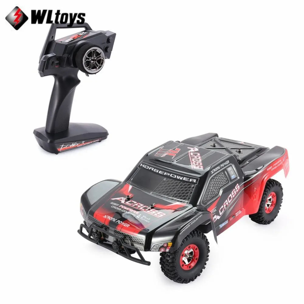 

Wltoys 12423 1/12 2.4G 4WD High speed Electric Brushed Short Course Off-Road Buggy Vehicle RTR RC Car with LED Light fi