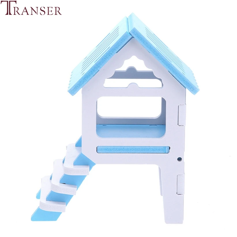 Игрушка для маленьких домашних животных Transer мини домик с игрушечная лестница