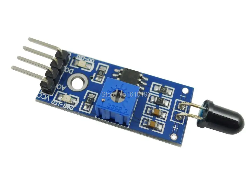 5PCS 4PIN Flame detection Sensor IR Infrared receiver control module 