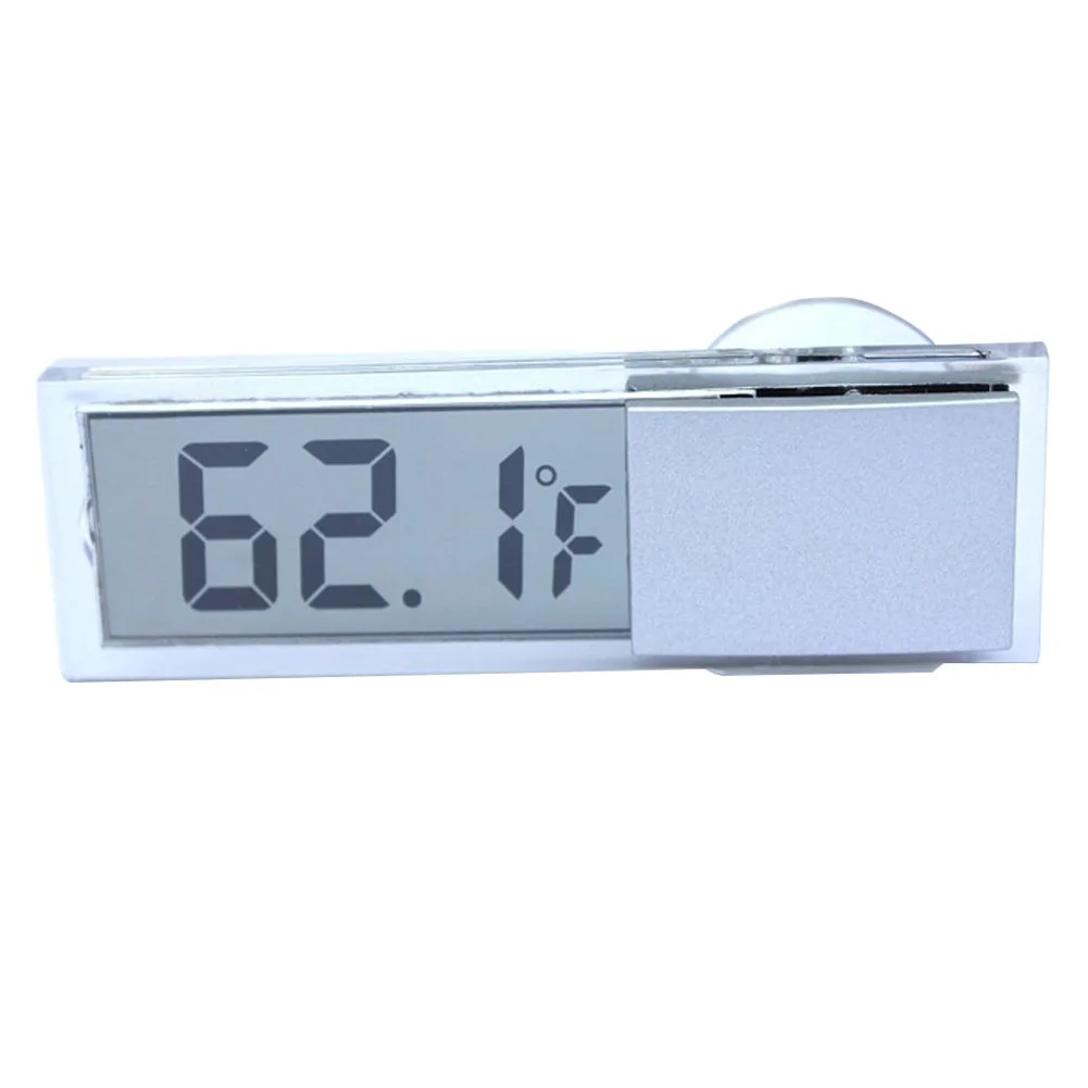 PROMOTION!Osculum Type LCD Vehicle mounted Digital Thermometer Celsius Fahrenheitlcd vehicle