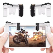 2 шт. PUBG мобильный игровой огонь Кнопка Aim ключ смартфон игровой триггер L1 R1 шутер контроллер Прозрачный V4.0