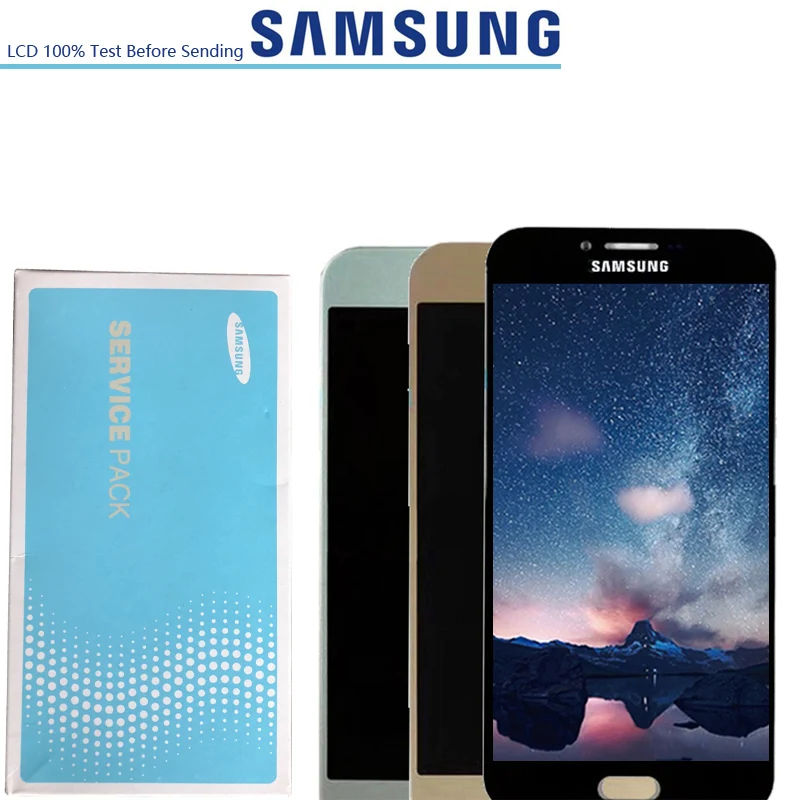 

ORIGINAL NEW Super AMOLED LCD Display For Samsung Galaxy A8 2016 A8100 A810 LCD Touch Screen Digitizer Assembly