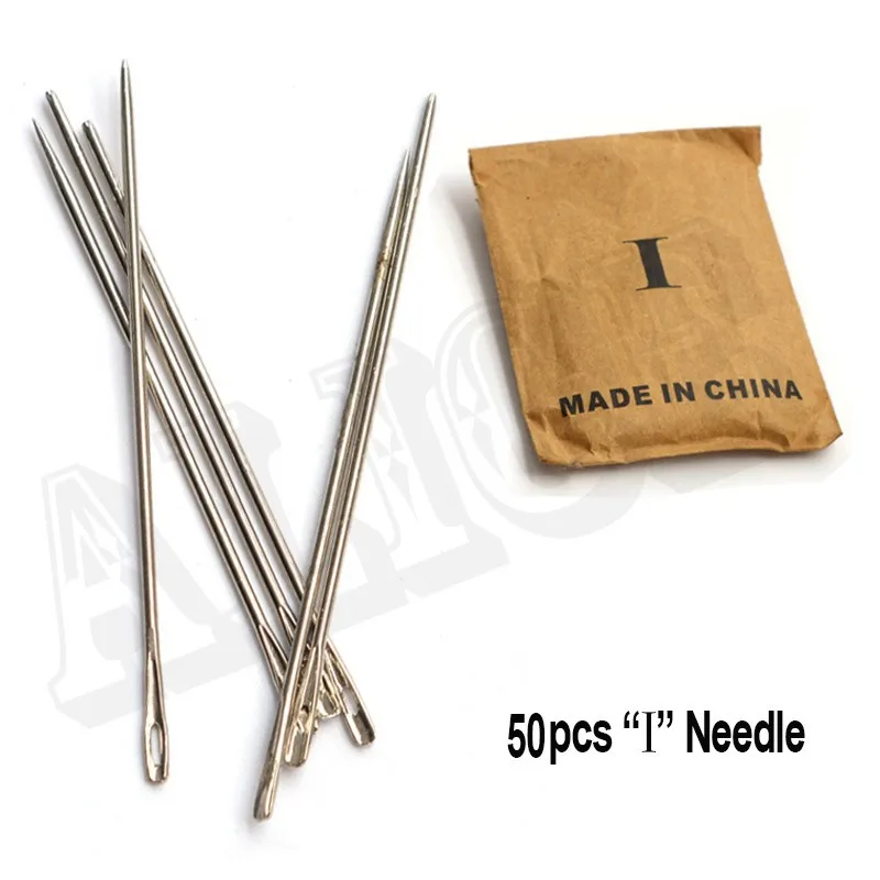 50pcs C Needle 6cm Sew In Needle For Weave Needle Weaving Hair Needles Tool