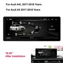 COIKA 10,2" Автомобильный ips экран для Audi A4L A5 B9- Android 9,0 система 2+ 32 Гб ram gps Navi рекордер wifi Google SWC CarPlay