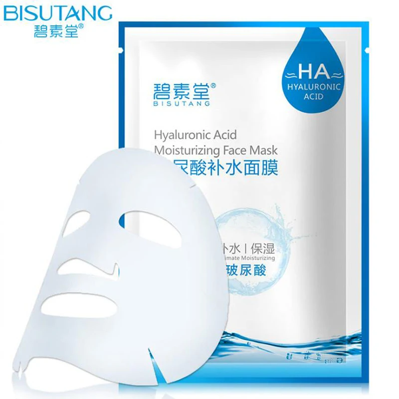 Hot 6 pcs Hyaluronic acid Moisturizing Face Mask Skin Care Essence