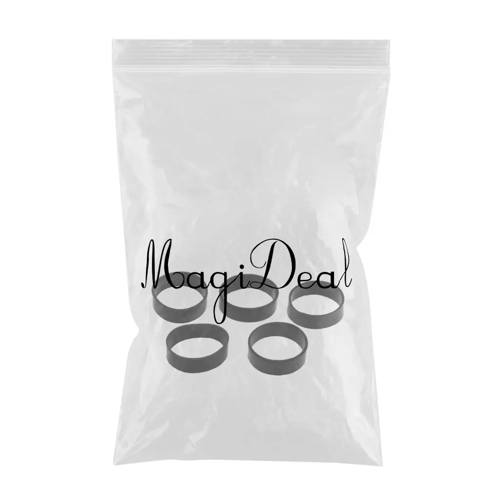 5Pcs Rubber Fixed Holding Rings Bundle for 5cm/2inch Width Diving Waist Weight Belt Webbing Backpack Bag Strap Climbing Harness