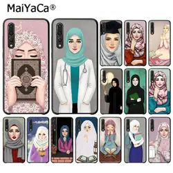 MaiYaCa исламистского Hijabi девочек Womemen Art чехол для телефона для huawei P20Lite P10 плюс Mate10Lite Mate20 P20 Pro Honor10 View10