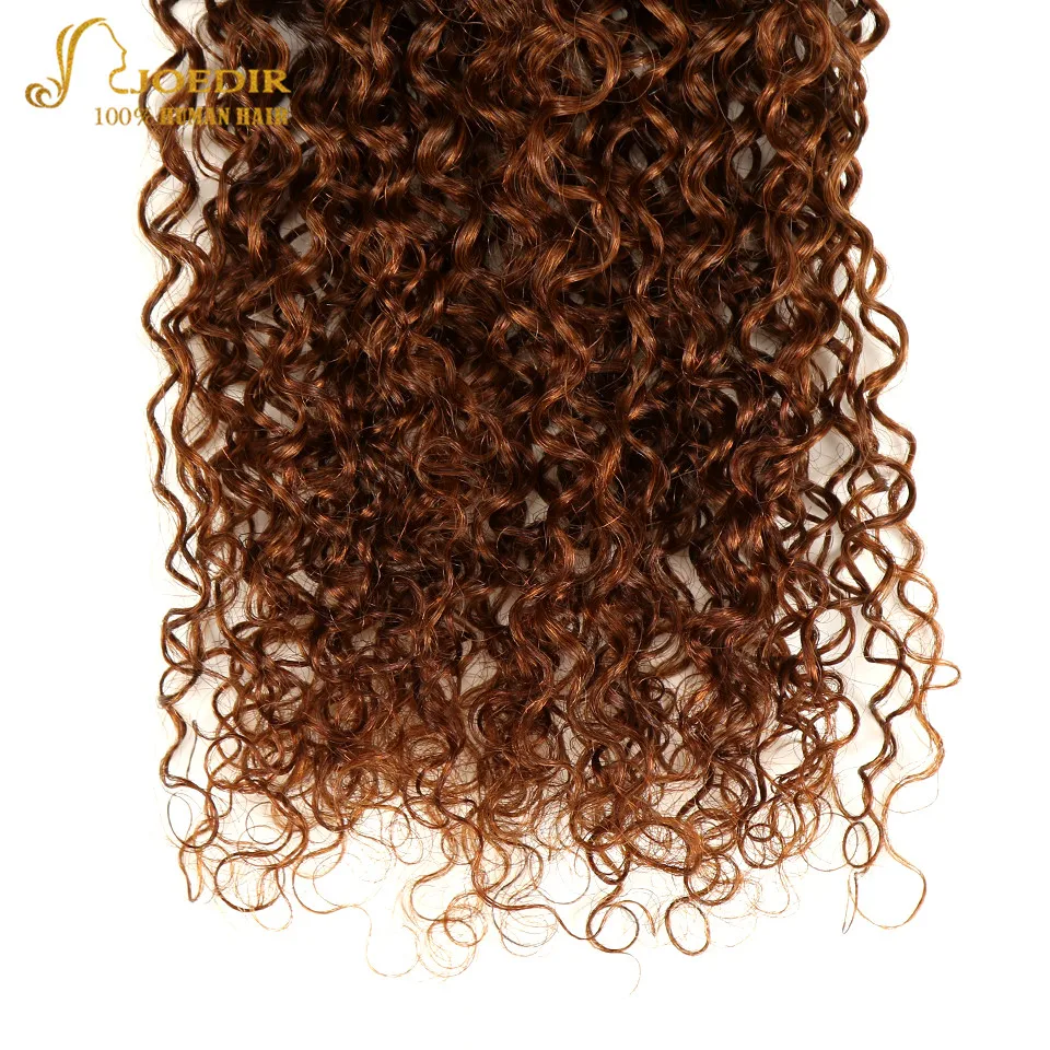 Омбре перуанские афро кудрявые человеческие волосы 4 пучка волос дело блонд цвет человеческие волосы переплетения не пучки волос Remy Joedir