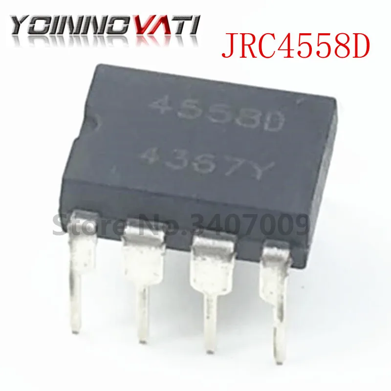 20 шт Новый JRC4558 4558 4558D DIP-8 интегрированный микросхема | Обустройство дома