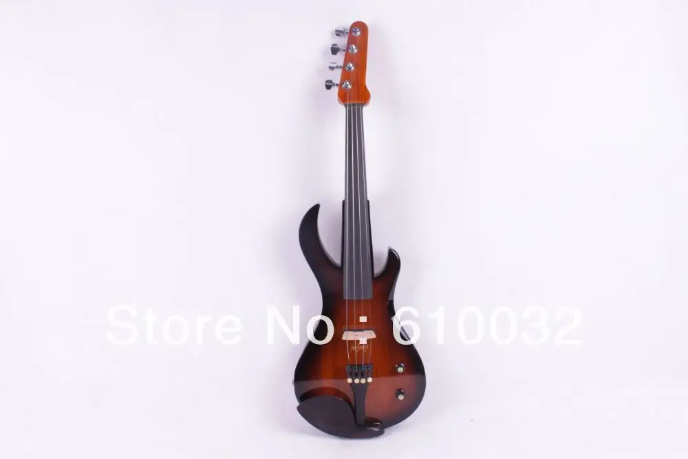 

4/4 Electric Violin Solid wood 20--29# yellow and black color guitar neck 4 string