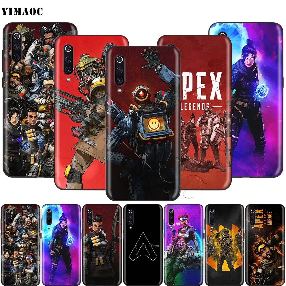 

YIMAOC Apex Legends Case for Xiaomi Redmi mi Note MAX 3 6a 7 6 8 9 go se mi6 mi8 a1 a2 Lite for pocophone f1