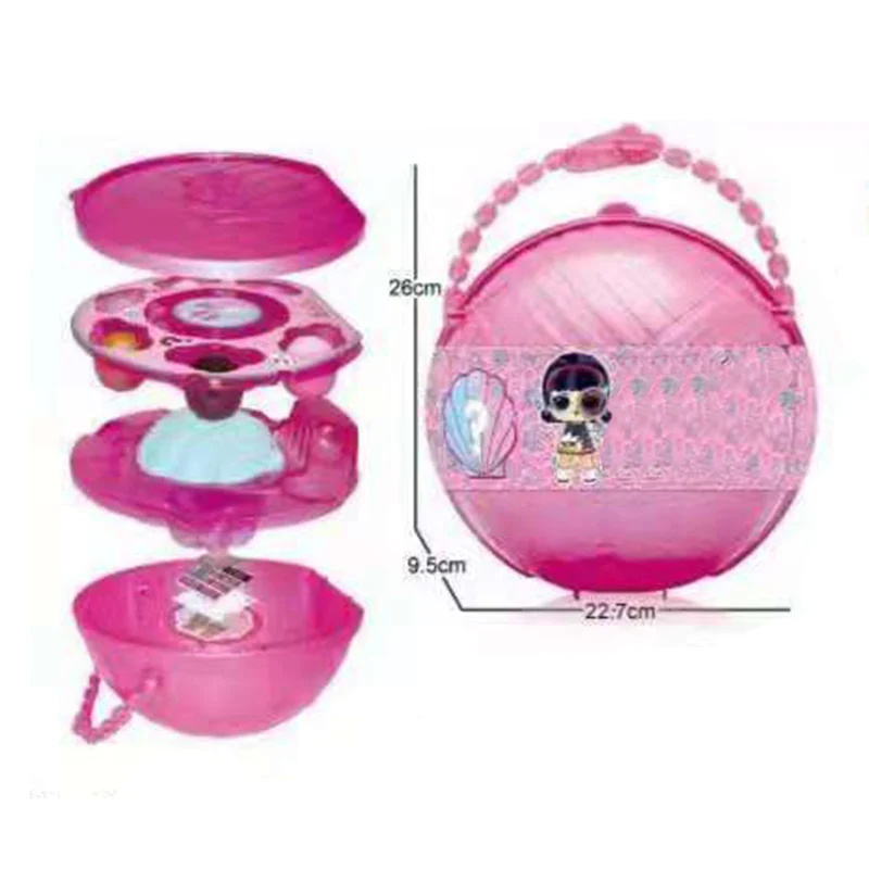 

Big Size Surprise Shell Ball Toys For Girl Good Quantly Pearl Dolls For Girls Pearls Go With Everything Random Color